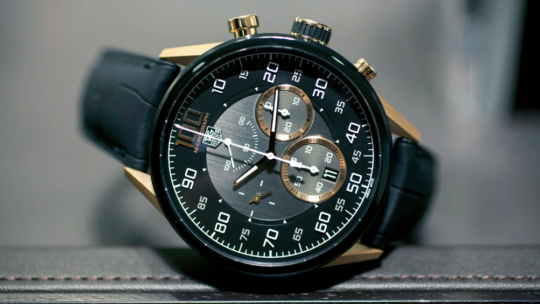 Introducing The fake Tag Heuer Carrera Mikrograph Avant Garde, In Black Titanium And Rose Gold