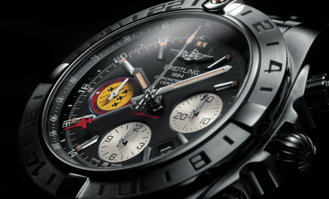 Fake Breitling Chronomat 44 GMT 50th Anniversary Patrouille Suisse